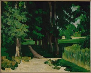 Jas de Bouffanと栗の路地 作： Paul Cézanne